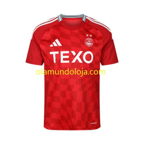 Camisola Aberdeen Homem Equipamento Primeiro 2024-2025 Manga Curta